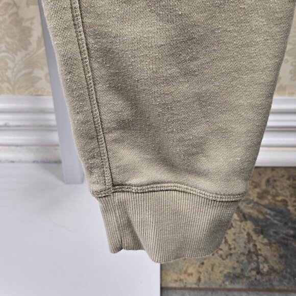 Hurley Size Small Khaki Colored Sweatpant Joggers Embroidered Logo Pockets - Picture 4 of 13